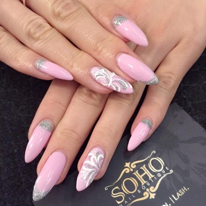 Nail_Salon_Soho_manicure_pedicure_kitsilano_vancouver_Pink_extension_design